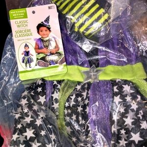 Classic Witch Costume with Star Accents